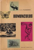 Carte N. N. Plavilscikov - Homunculus, Editura Tineretului, 1962, 518 pagini, 13x20 cm, Brosata, Romana