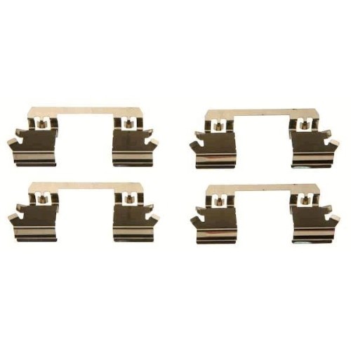 Set accesorii placute frana Mercedes E-Class (W211), E-Class T-Model (S211), punte Fata, restrictii producator : Bosch, TRW