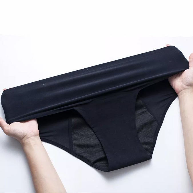 Chiloți Menstruali cu Cusături Lipite - Bej - Bej, L