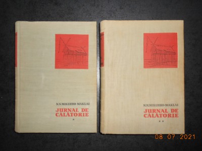 N. N. MIKLUHO MAKLAI - JURNAL DE CALATORIE 2 volume (1959, editie cartonata) foto