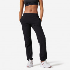 Pantalon de trening Regular 100 Fitness Negru Damă