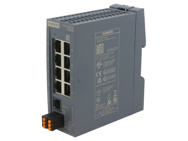 Switch Ethernet Administrabil 8 Porturi RJ45 24VDC