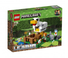Set de constructie LEGO Minecraft Cotetul de gaini foto