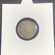 Moneda 50 bani 1910 argint România