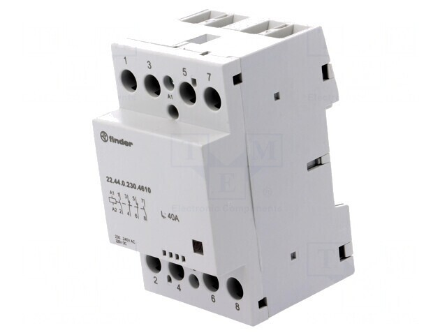 Contactor 4P 40A 230V AC/DC IP20