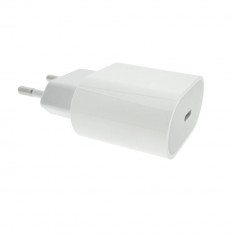 Incarcator 20W cu port USB-C, pentru Apple, A2347, priza retea EU, in blister, alb