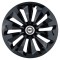Set 4 capace roti Fox negru R15 Compatibil Cu Fiat