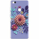 Husa silicon pentru Huawei P10 Lite, Flower Artwork