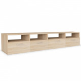 Cumpara ieftin Comode TV 2 buc, PAL, 95x35x36 cm, culoarea stejarului