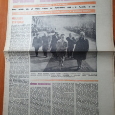 saptamana 14 octombrie 1988-articol nadia comaneci,ceausescu la inaugurarea TIB