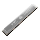Muzicuta profesionala metalica in cutie Harmonica cu 28 note,QI MEI