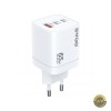 Incarcator Retea BWOO CDA147 65W 4.5A 1 x USB-A - 2 x USB-C Alb