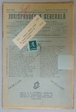 JURISPRUDENTA GENERALA , PUBLICATIUNE TRILUNARA DE JURISPRUDENTA ROMANA SI STRAINA , NR.5, 1944