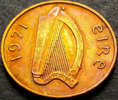 Moneda 1 PENCE - IRLANDA, anul 1971 * cod 4995 B foto