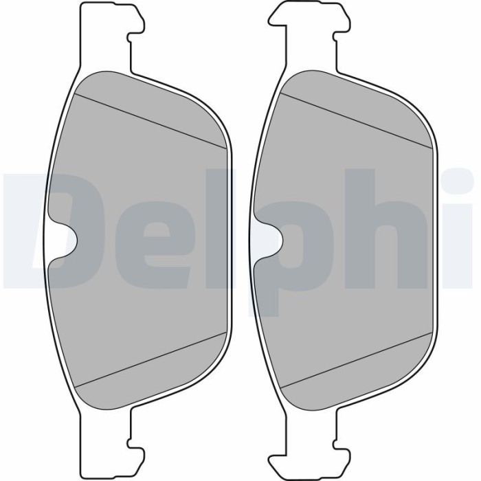 DELPHI LP2140 set placute frana,frana disc