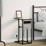 Noptieră sonoma gri 41.5 x 26 x 60.5 cm Lemn compozit