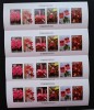 TURKMENISTAN- ORHIDEE-4x6v in 4 coli mici-nedantelate-MNH** -TU PLR 61A, Asia, Flora