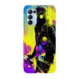 Husa compatibila cu Oppo A15s model Colorful spray paint, Silicon, TPU, Viceversa, Transparent, Carcasa