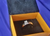 Inel Aur Galben 14K cu Zirconiu, 1.88g, Marimea 54, Model Clasic Nou