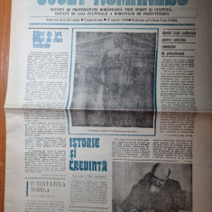 ziarul cuget romanesc 24 martie 1990 - anul 1,nr. 1 - prima aparitie a ziarului