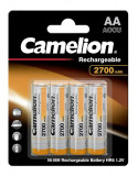 Baterie Reincarcabila Camelion AA LR6 Acumulatori Preincarcati Ni-MH 1.2V 2700mAh Blister 4 si Cutie Cadou