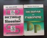 Dicționar de sinonime - Gh. Bulgăr / Dicționar de paronime - Nicolae Felecan