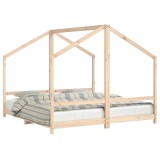 Cumpara ieftin Cadru pat pentru copii, 2x(90x190) cm, lemn masiv de pin