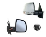 Oglinda exterioara Opel Combo, 11.2011-2015, Dreapta, TOUR, reglare electrica; grunduita; incalzita; geam convex; cromat; senzor temperatura; 8 pini;