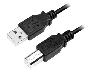 Cablu USB 2.0 A-B 5m Negru foto