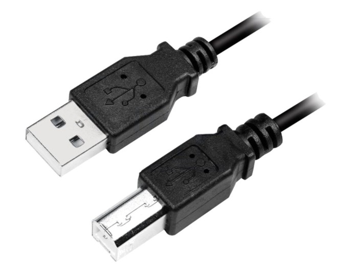 Cablu USB 2.0 A-B 5m Negru
