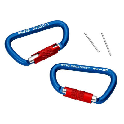 Set carabiniere Knipex 00 50 03 T BK, 2 bucati foto