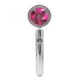 Para de Dus cu Elice si Jet cu Presiune Vortex, Cap Rotativ 360&deg; si Buton On/Off, Design Premium, Rosu, CBD CORAL BEST DEALS Rosu 26 cm 26 cm 8 cm Ros