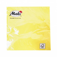 Servetele de masa 33x33cm, model yellow - 3 straturi foto