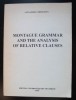 Alexandra Cornilescu - Montague Grammar and The Analysis of Relative Clauses