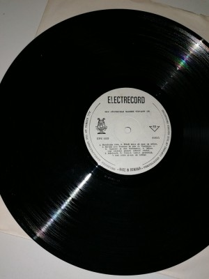 DISC / VINIL - MARIA TANSASE / FARA COPERTA DIN CANTECELE MARIEI TANASE foto