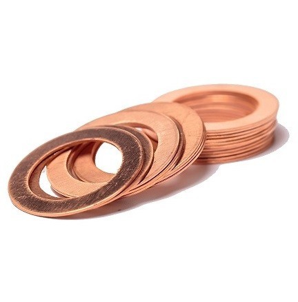 Set 10 saibe M10 x 13.5 x 1mm din cupru pentru injectoare diesel