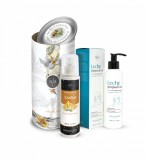 Pachet ingrijire faciala, Lapte demachiant 200 ml + Hidrolat de floare de portocal 200 ml, Nirvana Spa