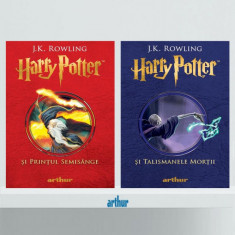 Pachet Harry Potter volumele 6-7 ( Harry Potter și Prințul Semisânge, Harry Potter și Talismanele Morții )