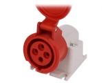 Conector alimentare AC trifazat 16A 380/415VAC soclu mamă