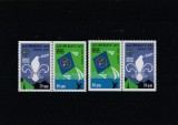 Azerbaijan 2007 - Europa CEPT , Cercetasi, 2 sx2 valori, diverse la danteluri,dipticuri, MNH, 679 Du-680 Do , 679 Do-680 Du