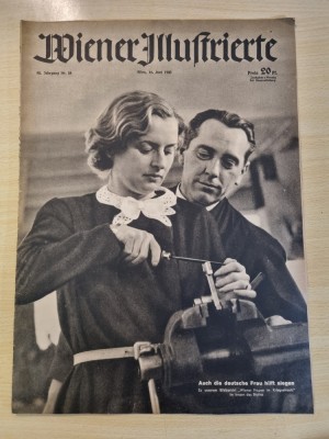revista nazista austria 16 iunie 1943-art. foto de pe front, si art calusari foto