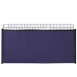 Husa pentru tastatura marime L, Kwmobile, Albastru, Plastic, 49500.17