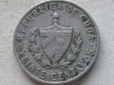 CUBA-20 CENTAVOS 1962