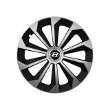 Set 4 Capace Roti 16 inchi (R16) Fame Gri-Negru, Compatibile Cu Hyundai
