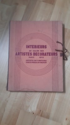 Interieurs au Salon des Artistes Decorateurs Paris 1932 (1932) MAPA CU 48 DE PLANȘE arhitectura design Rene Lalique foto