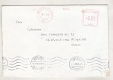 Bnk ip Romania - plic cu francatura mecanica 1966