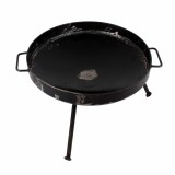 Gratar disc din otel cu picioare detasabile, diametru 51 cm si margine 5 cm