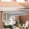 Gossi marchiza retractabila automata gri deschis 300x250 cm, Gossi material de schimb pentru marchiza pentru cadru 3x2,5 m gri deschis