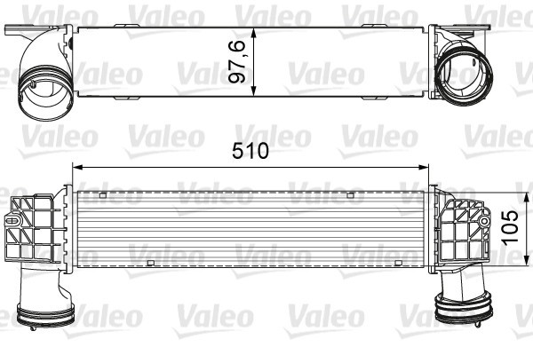 VALEO 818664 Intercooler, compresor