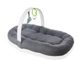 Babynest cu bara de jucarii, BabyJem, antracit
